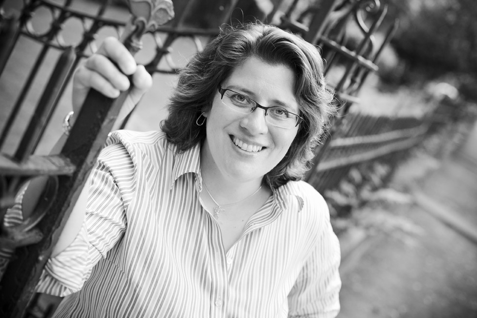 _mg_3738bwweb Woman smiling Qmunity headshot for LGBTQ headshot photographer vancouver