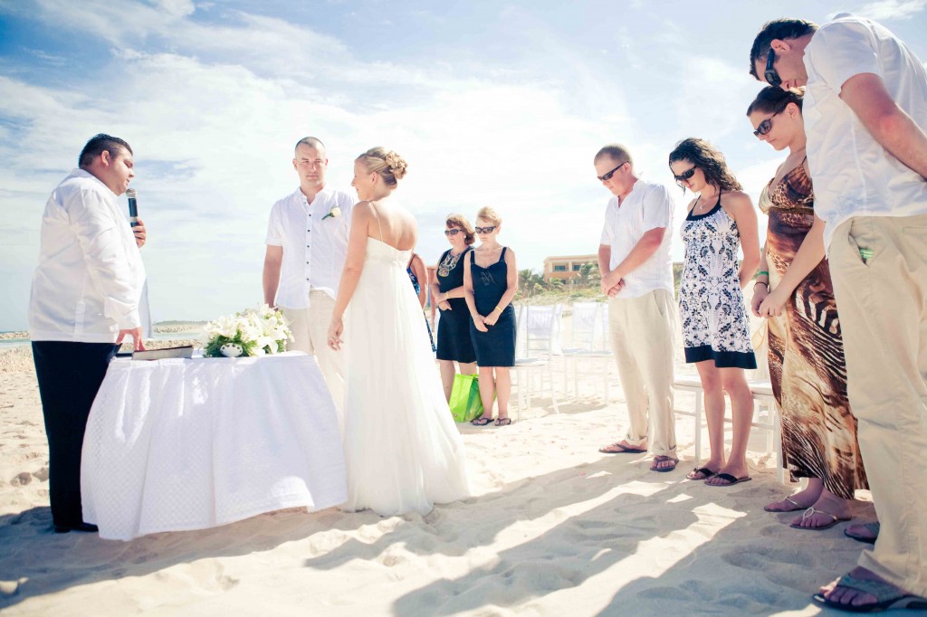 mexico, destination wedding, gran bahia, principe, beach ceremony