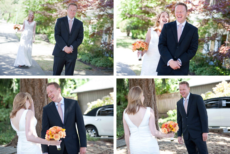 grouse mountain wedding first look