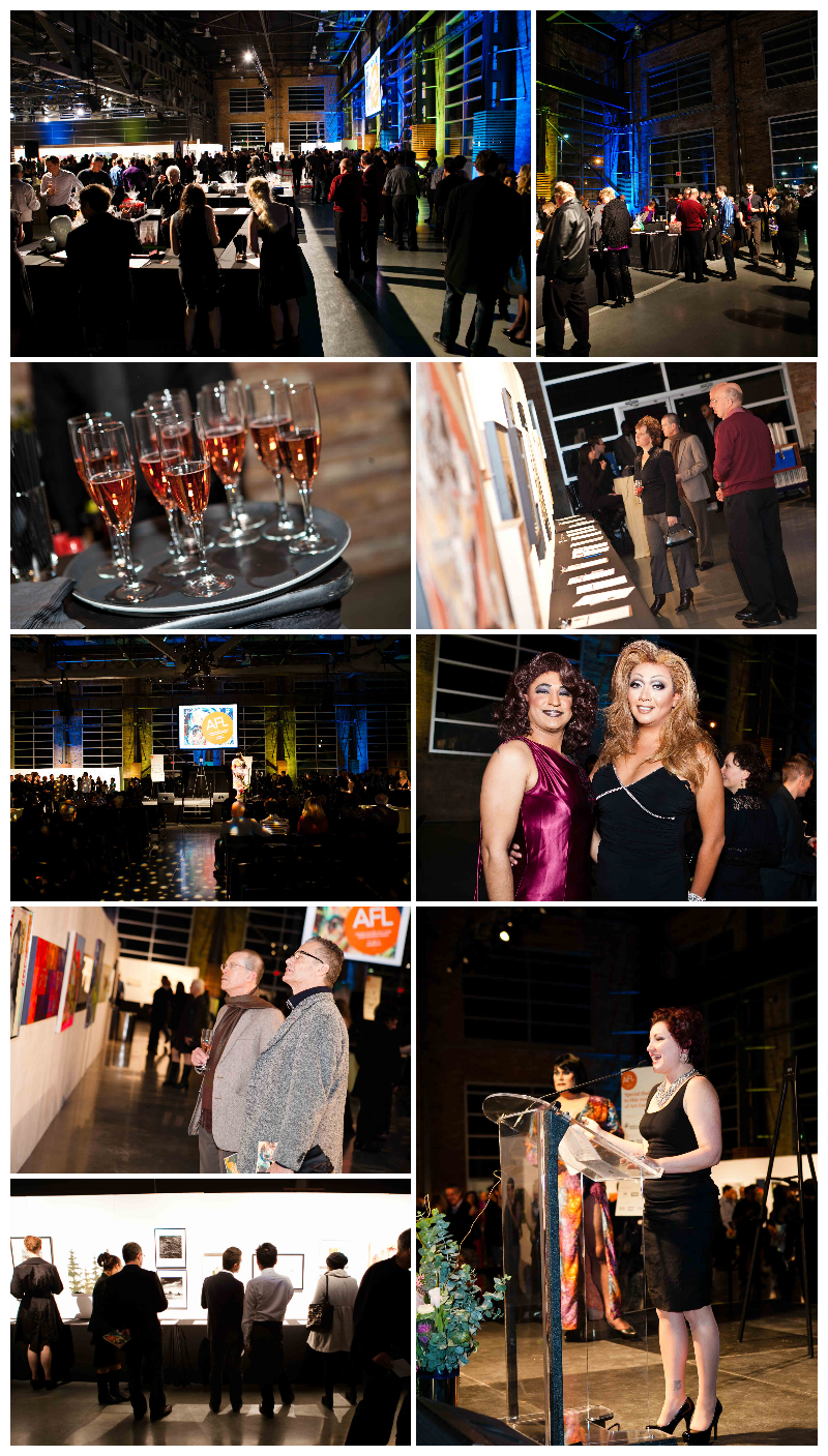 event photographer, vancouver, rocky mountaineer station, art for life, fundraiser