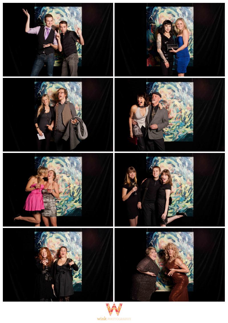 rocky mountaineer, art for life, vancouver, fundraiser, photobooth, wink photography, event photography, booth