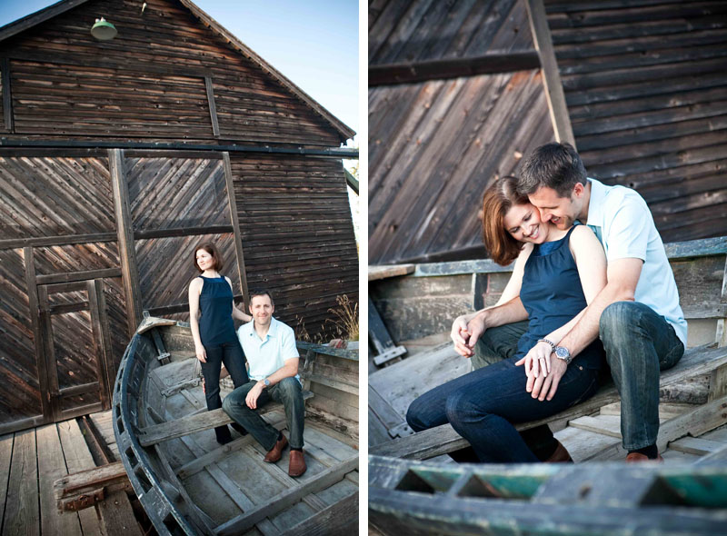 engagement photos, engagement session, steveston, shipyard, barn, vancouver