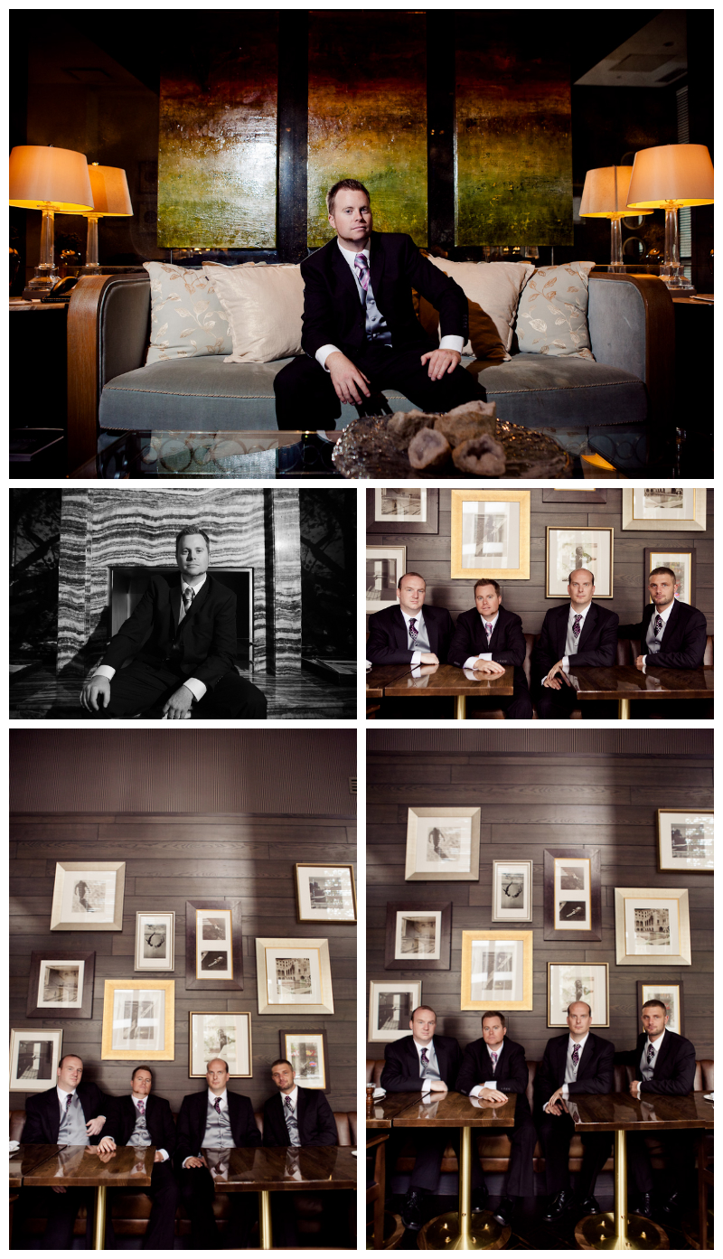 guys getting ready, wedding photography, vancouver, loden hotel