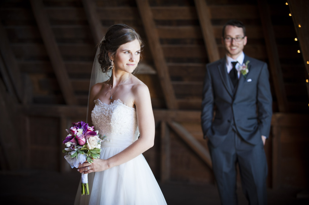bride and groom in barn, saar bank farms wedding, abbotsford wedding photographer