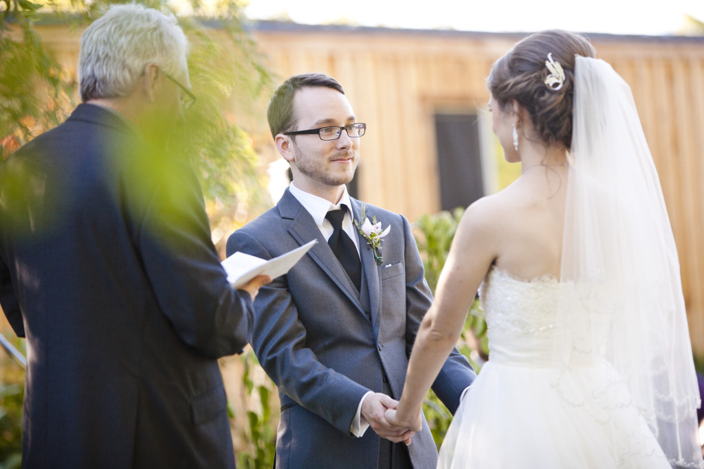 groom wedding ceremony abbotsford, secret garden wedding