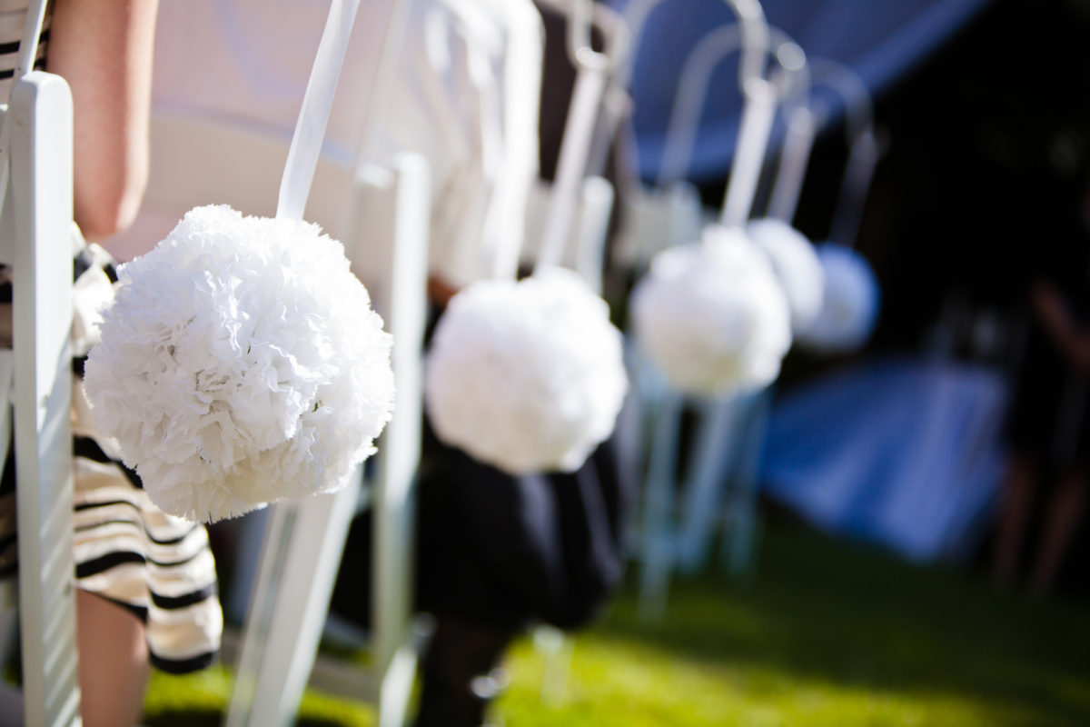 wedding ceremony aisle decor