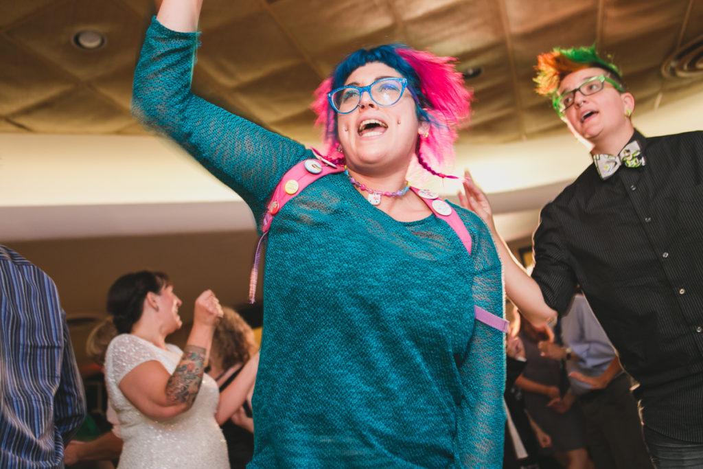 rock n roll bride, punk wedding