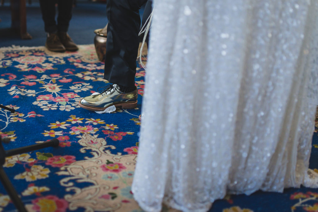 breaking of the glass, jewish wedding ceremony vancouver, same-sex jewish wedding