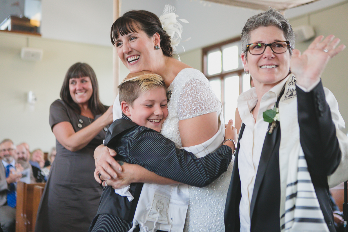 or shalom synagogue wedding, same sex wedding photographer vancouver