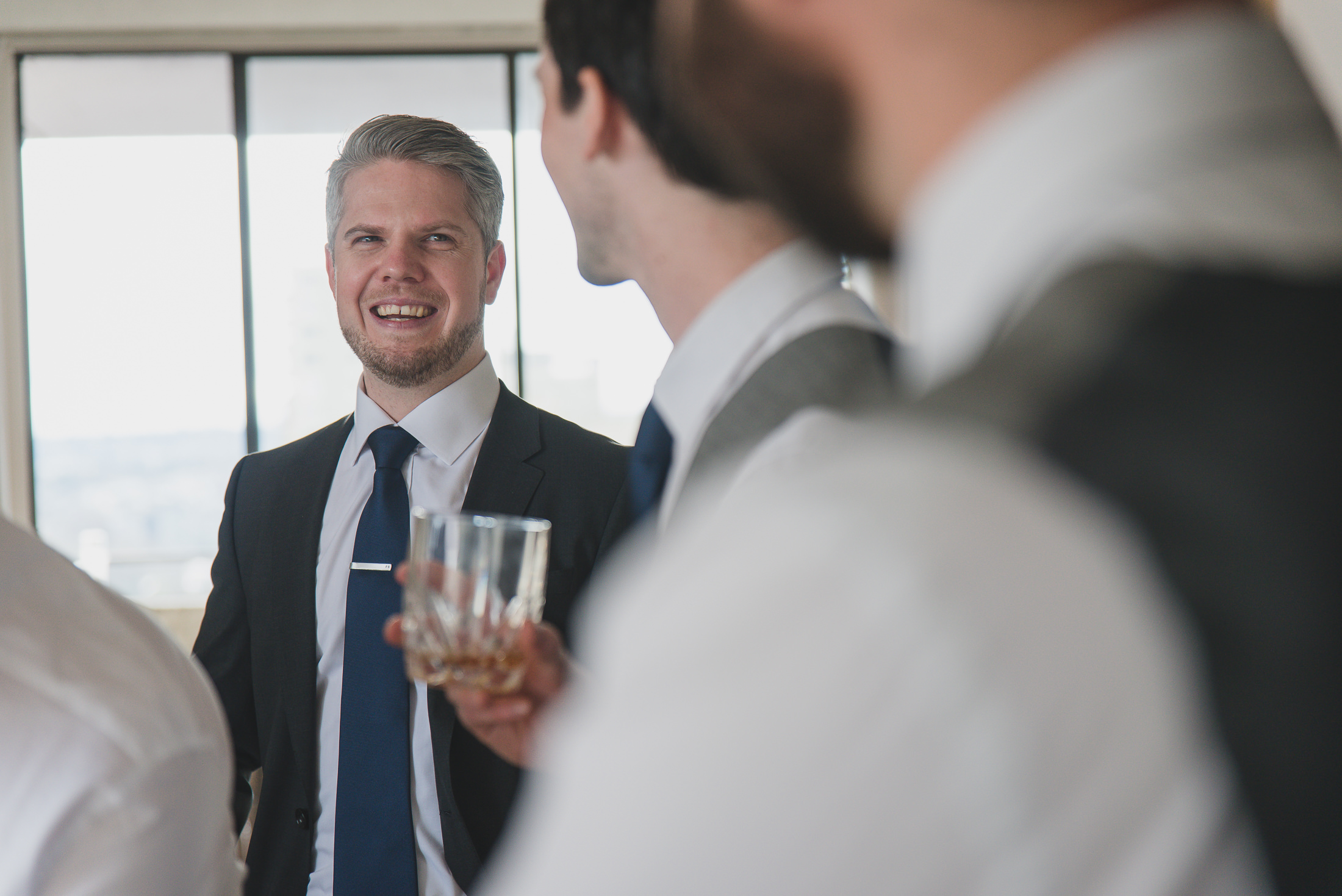 groom getting ready toast, vancouver photojournalistic wedding