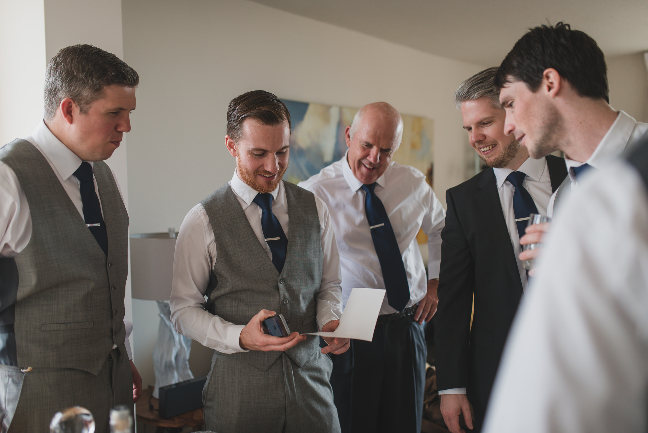 west end vancouver wedding, groomsmen getting ready