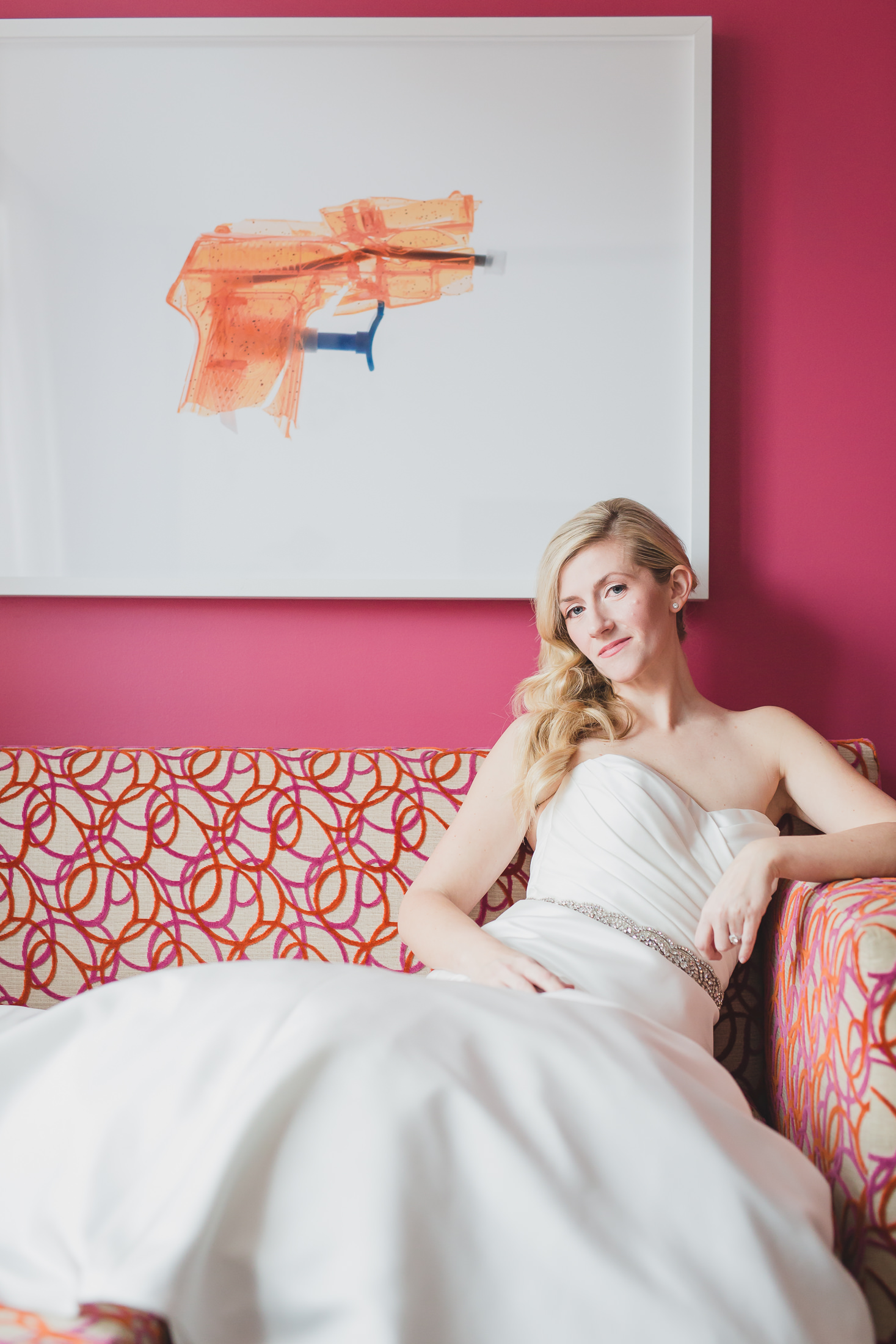 edgy bridal portrait at opus hotel vancouver