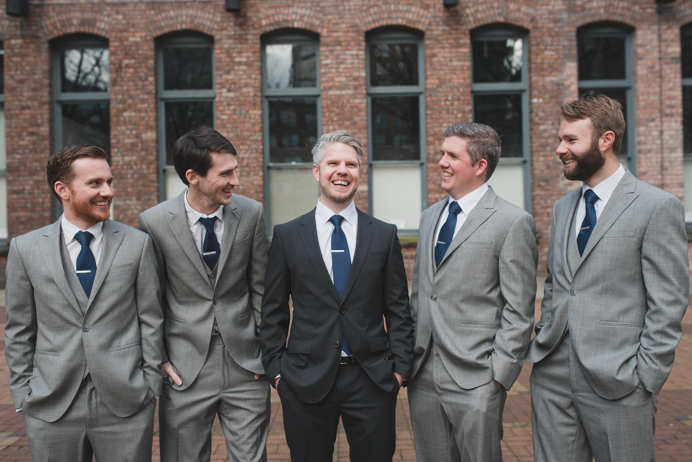 groom and groomsmen portraits yaletown vancouver