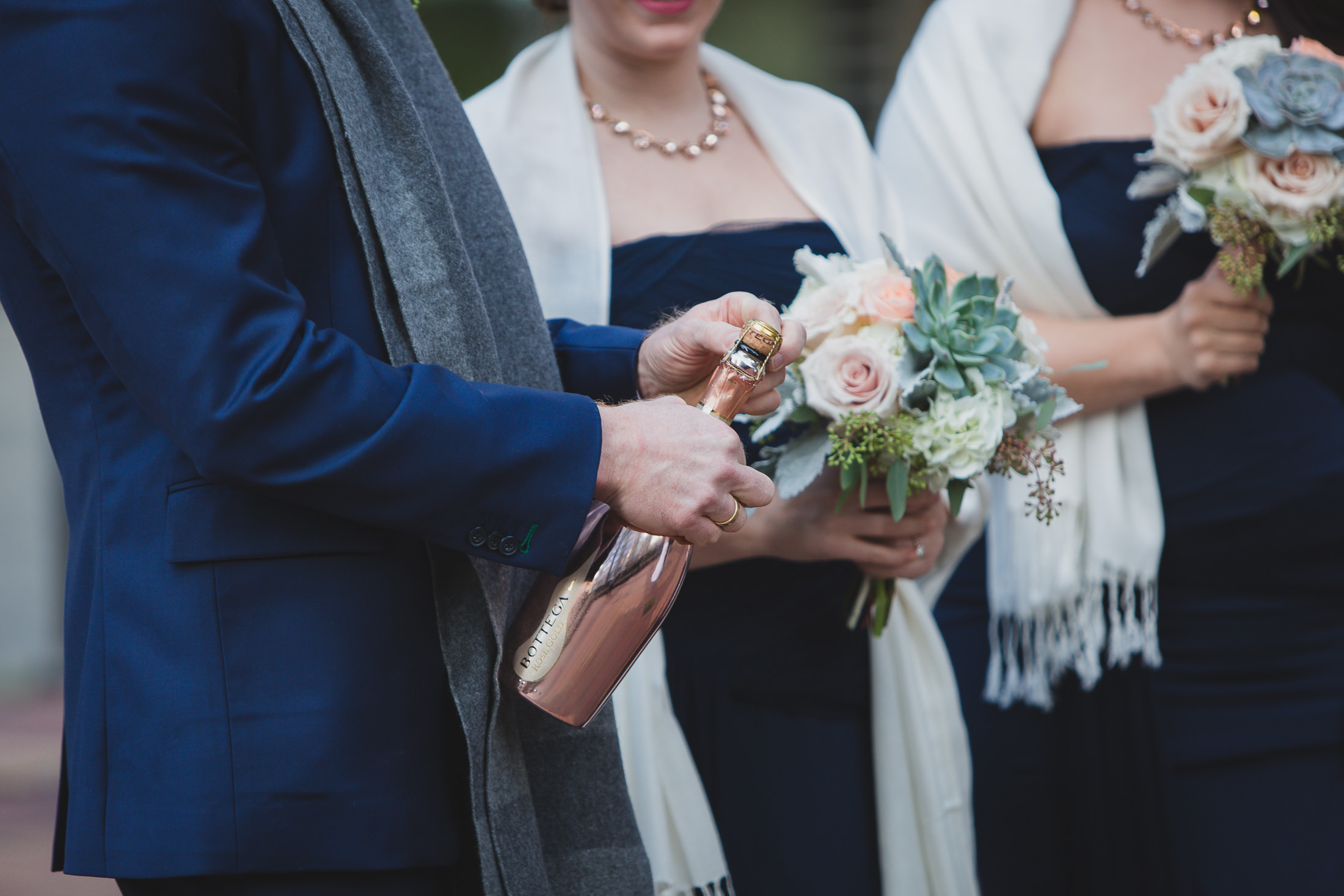 bridesman champagne toast vancouver