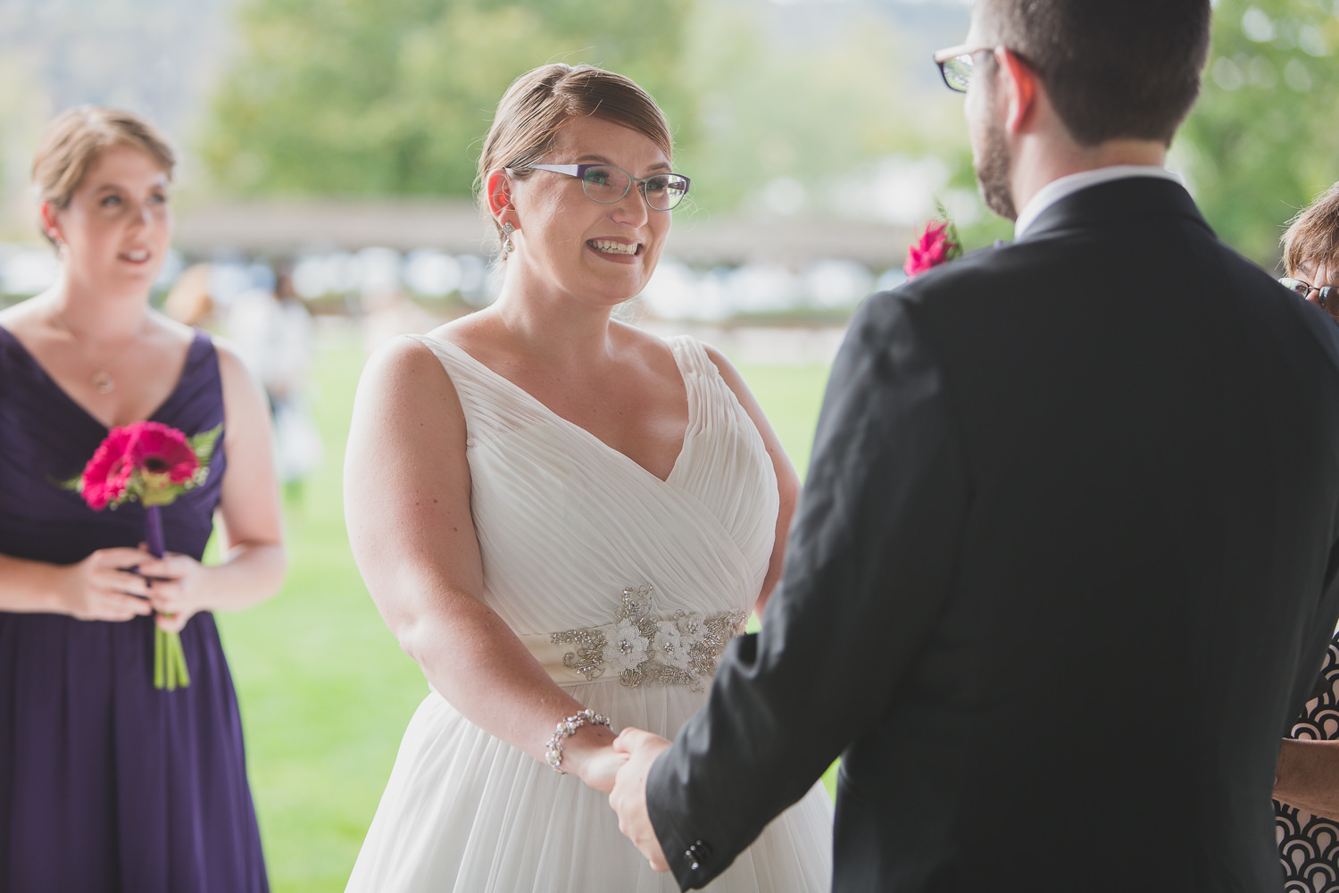 rocky point park PCT stage wedding ceremony