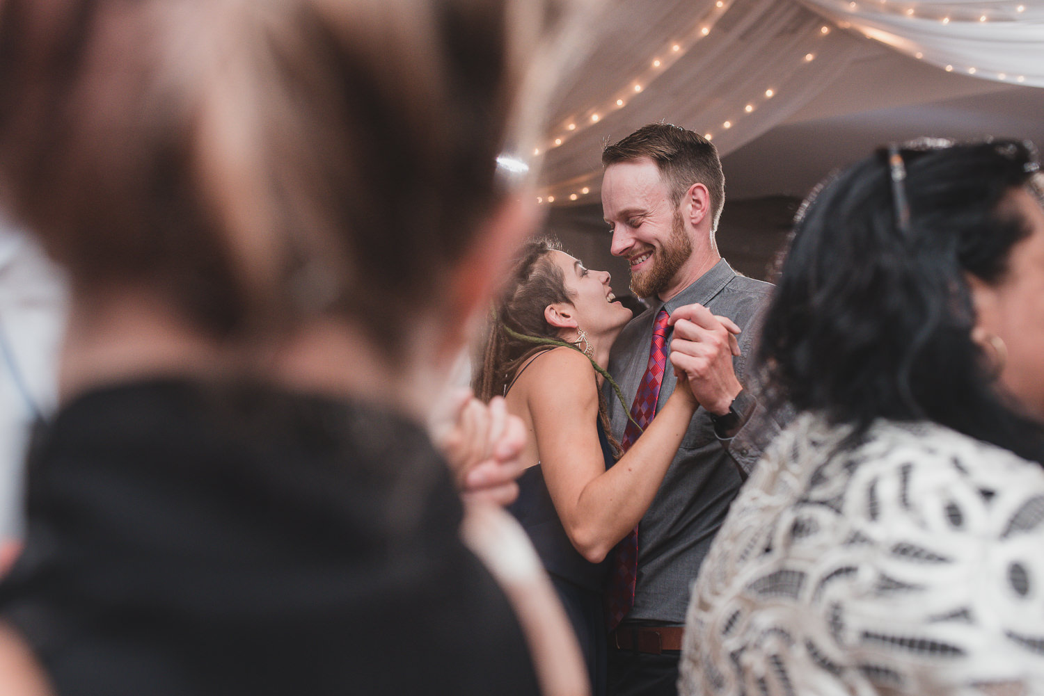 Furry Creek wedding reception in Squamish dance floor