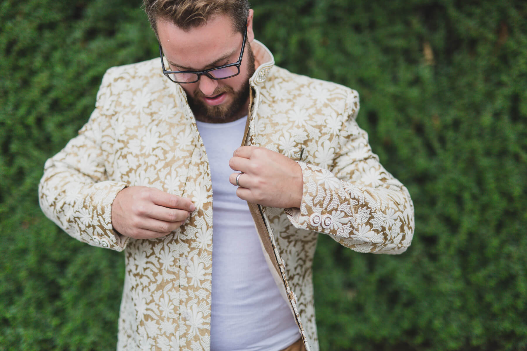 groom getting ready photos