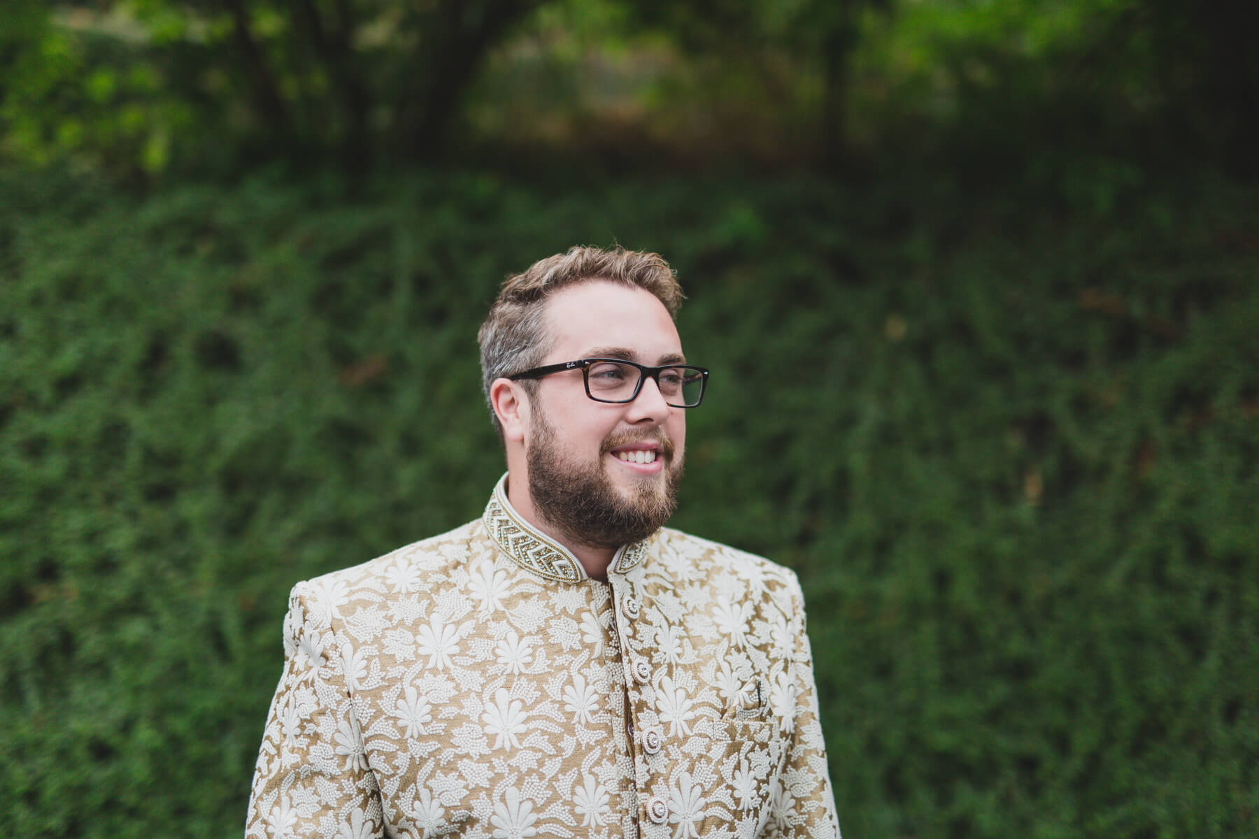 british groom in indian wedding attire