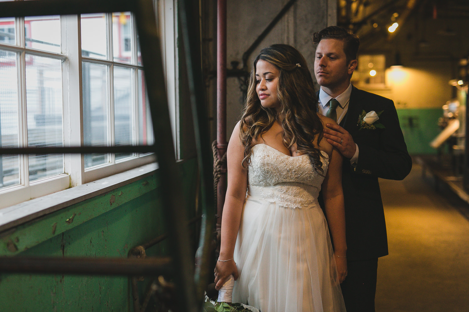 gulf of georgia cannery alternative wedding portraits
