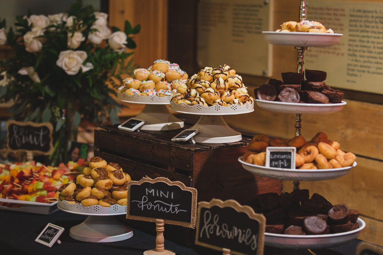 wedding donuts by outpost mini donuts