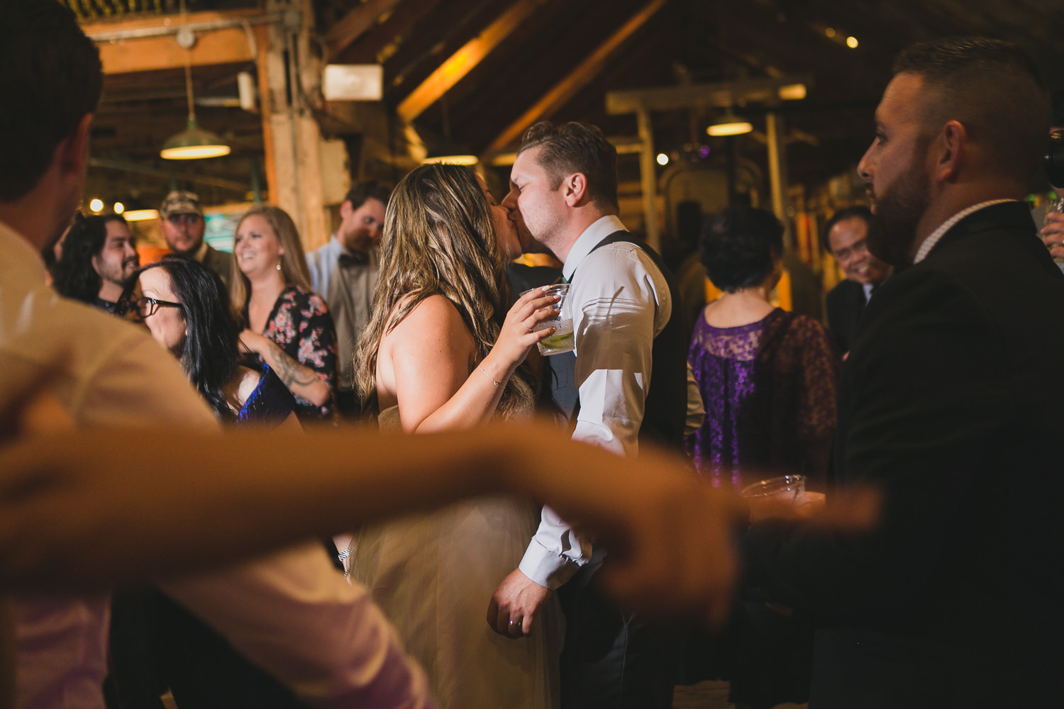 wedding reception dance party at georgia cannery in steveston