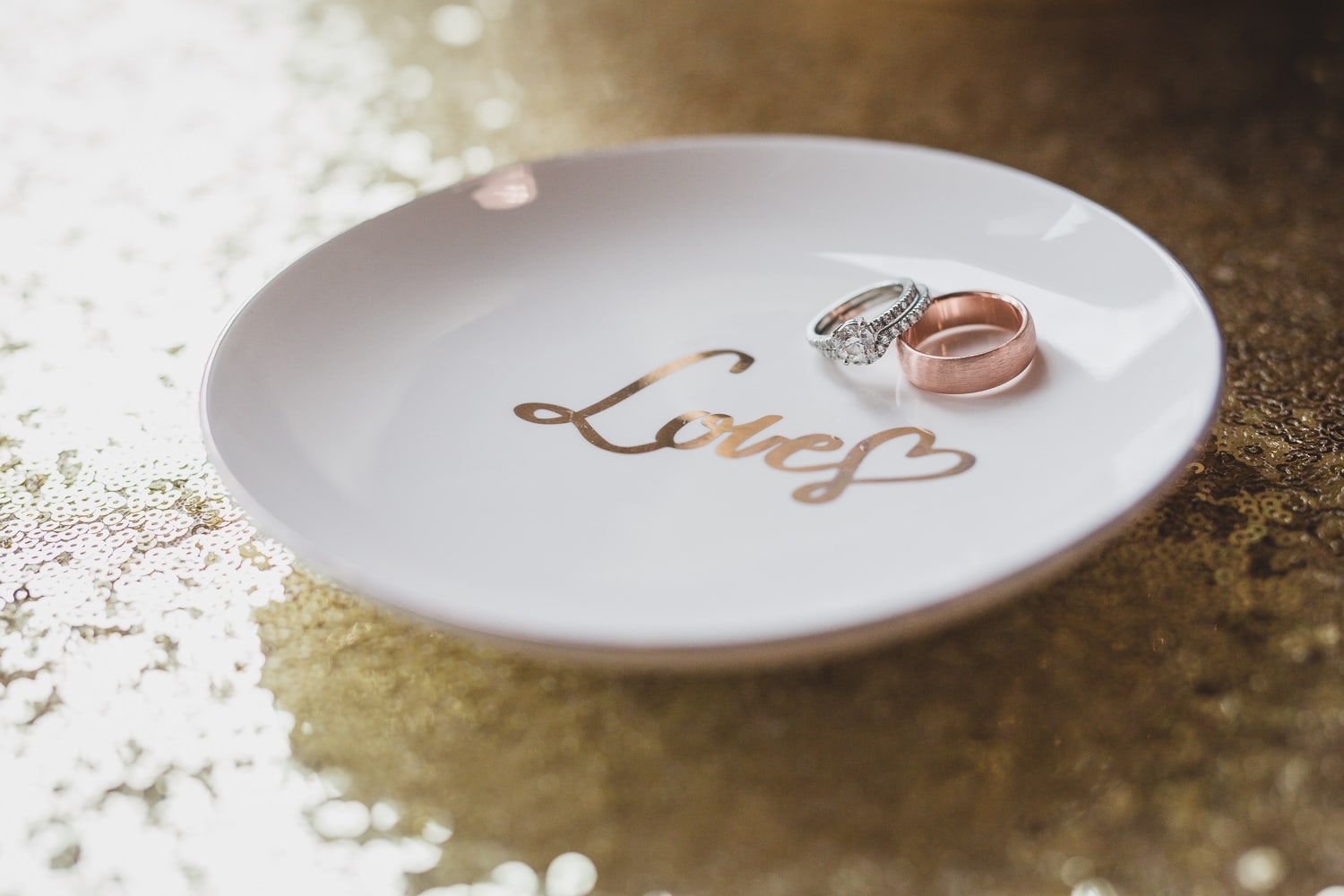 wedding rings detail