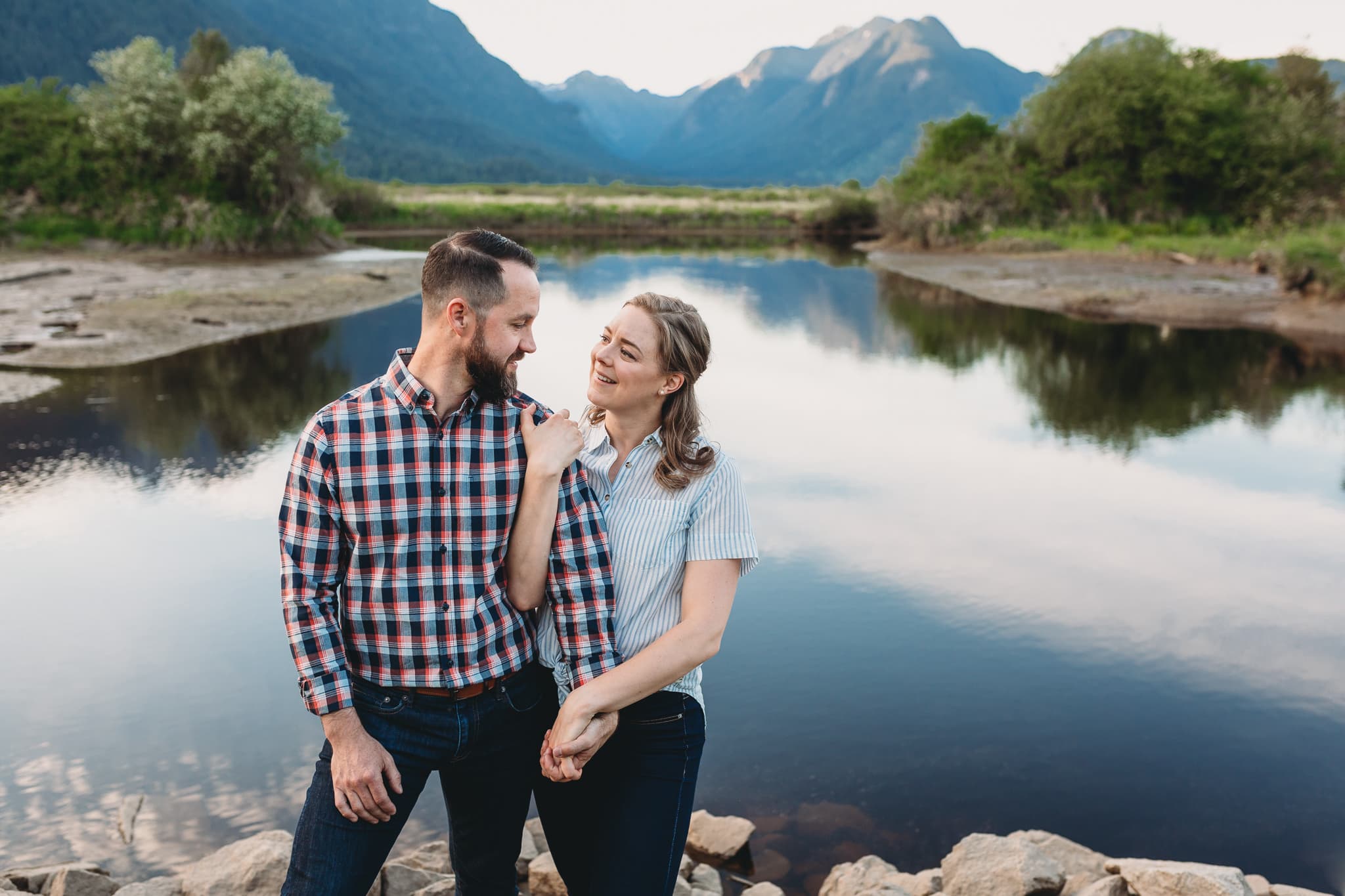 pitt meadows waterfront engagement session