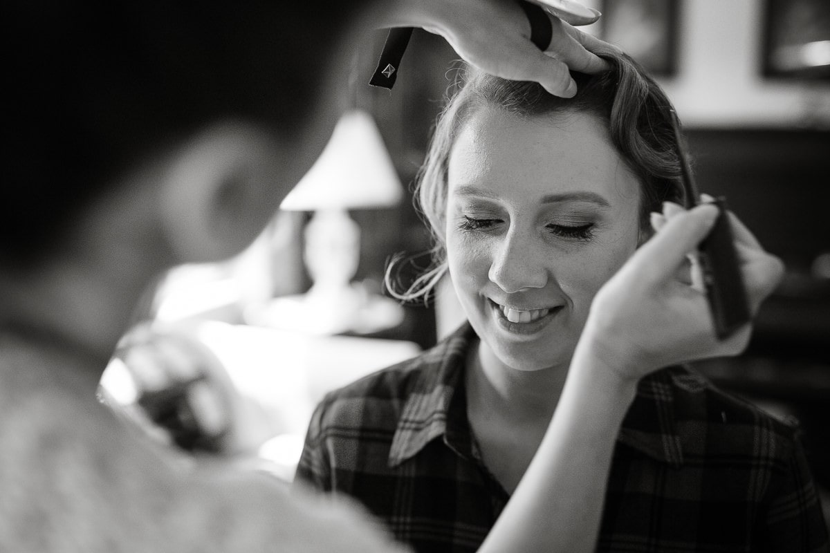bridal makeup with Dames & Dolls Vancouver