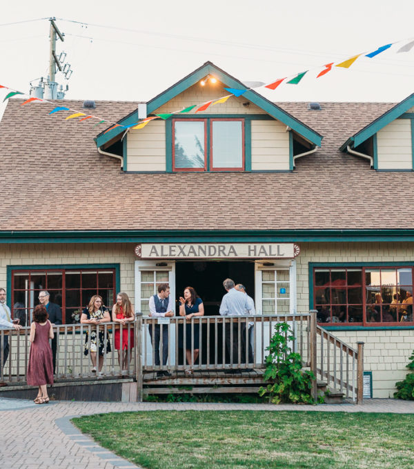 camp wedding in bc at camp alexandra