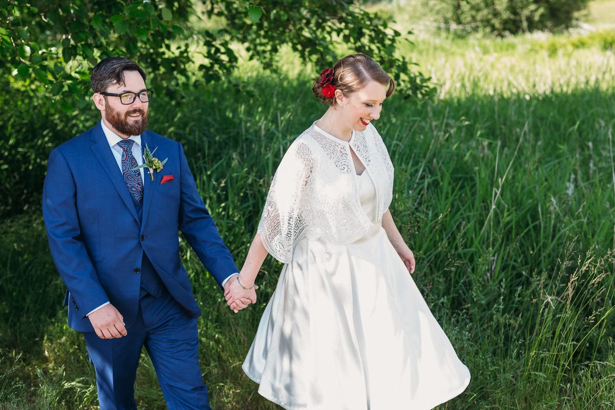 casual wedding portraits at crescent beach bc