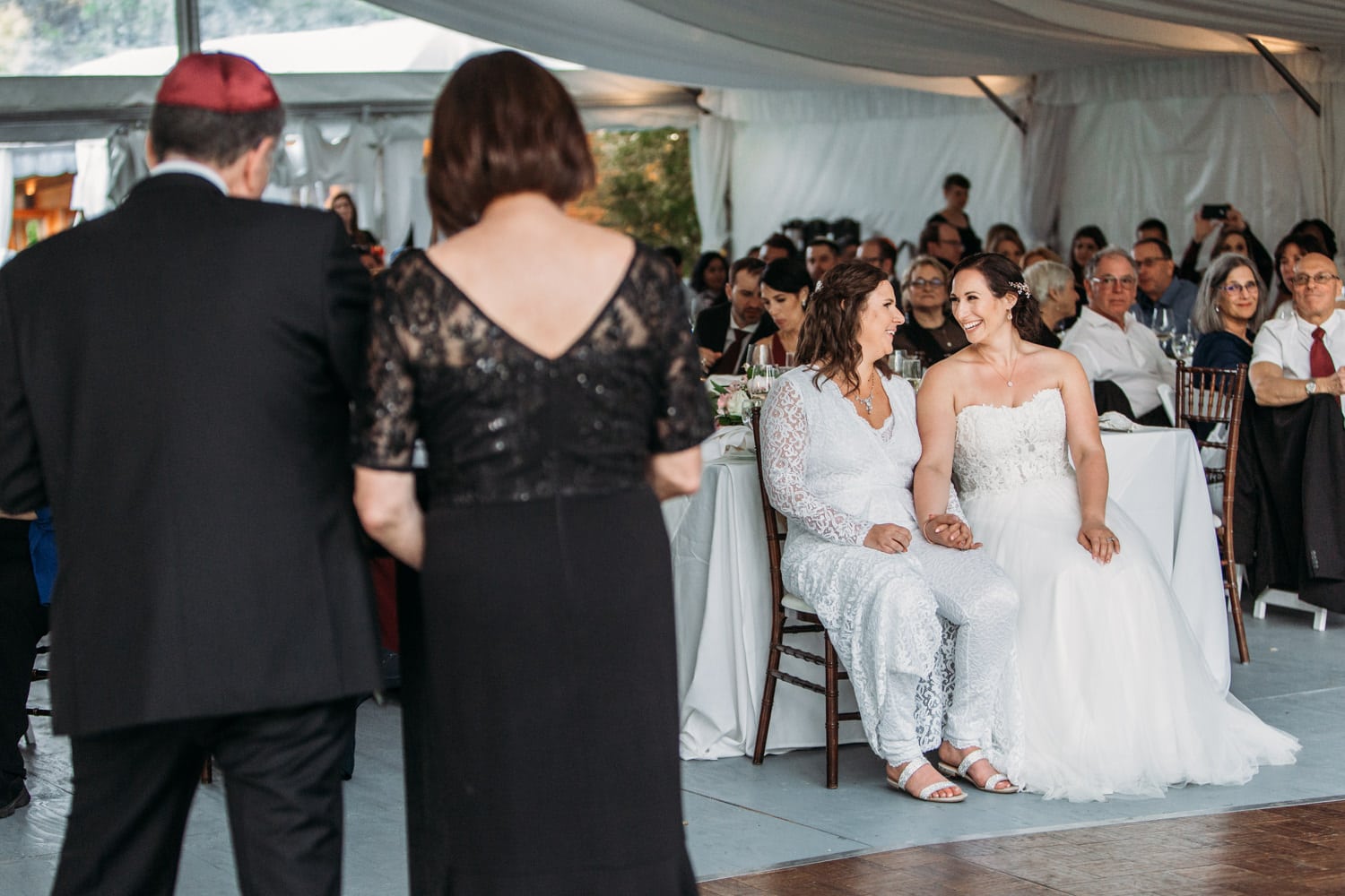 lgbtq wedding reception at hart house