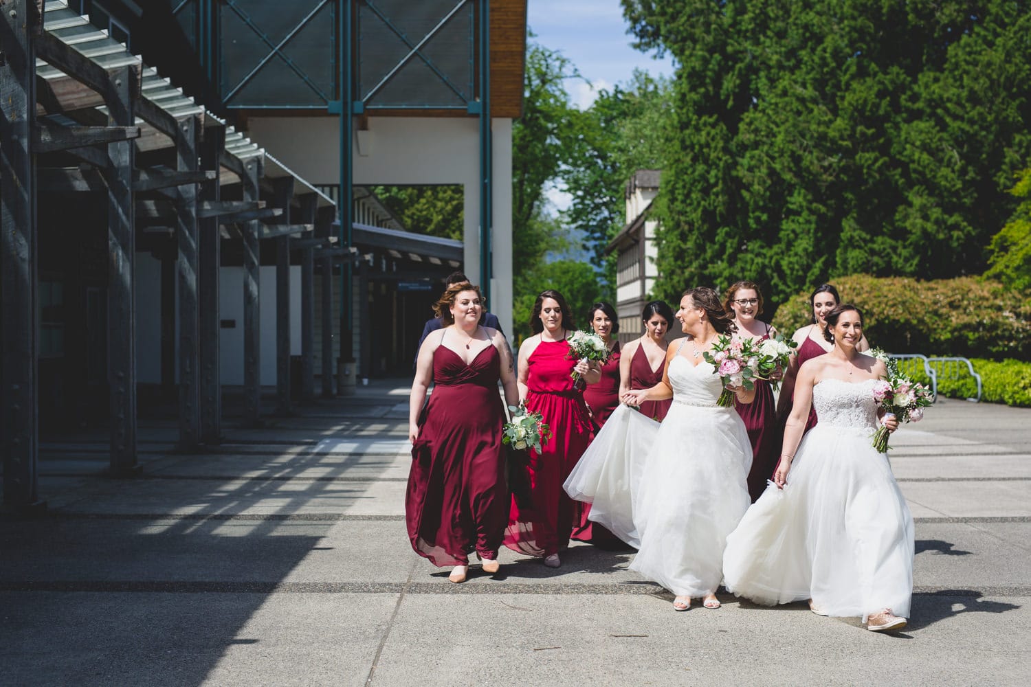shadbolt centre burnaby wedding portraits