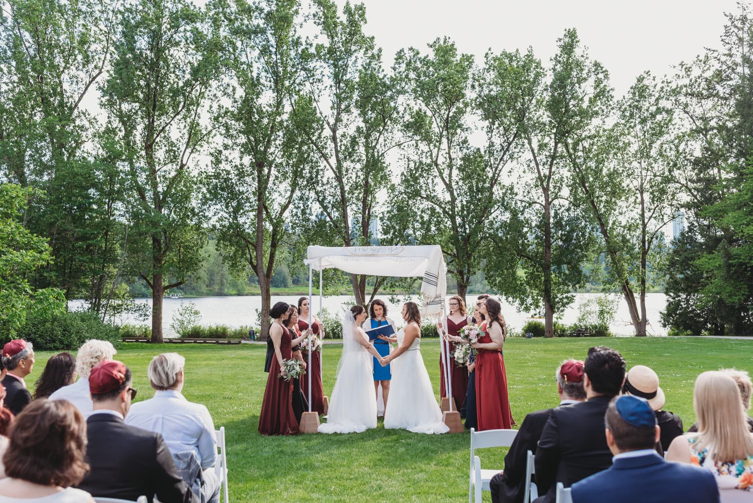 jewish lesbian wedding ceremony in vancouver