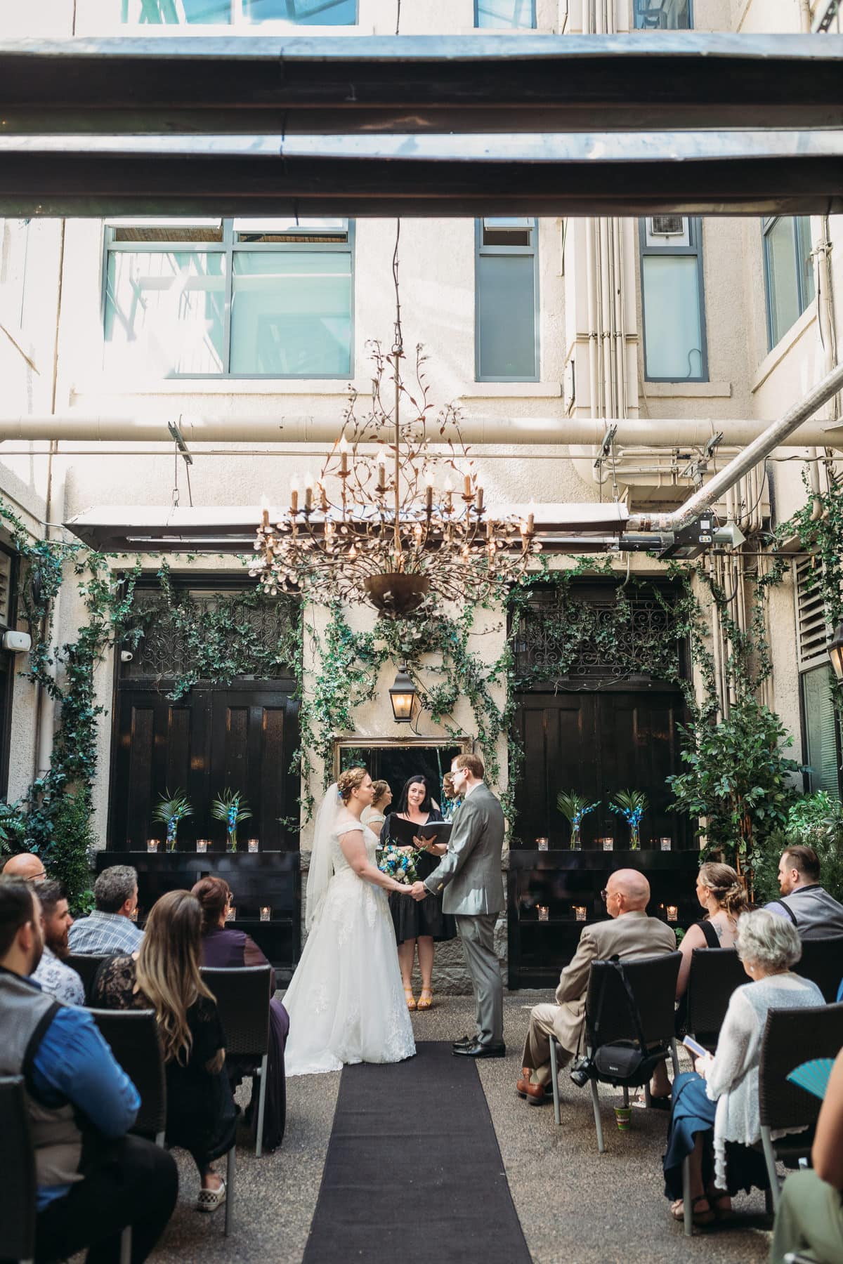 Brix and Mortar Vancouver wedding ceremony